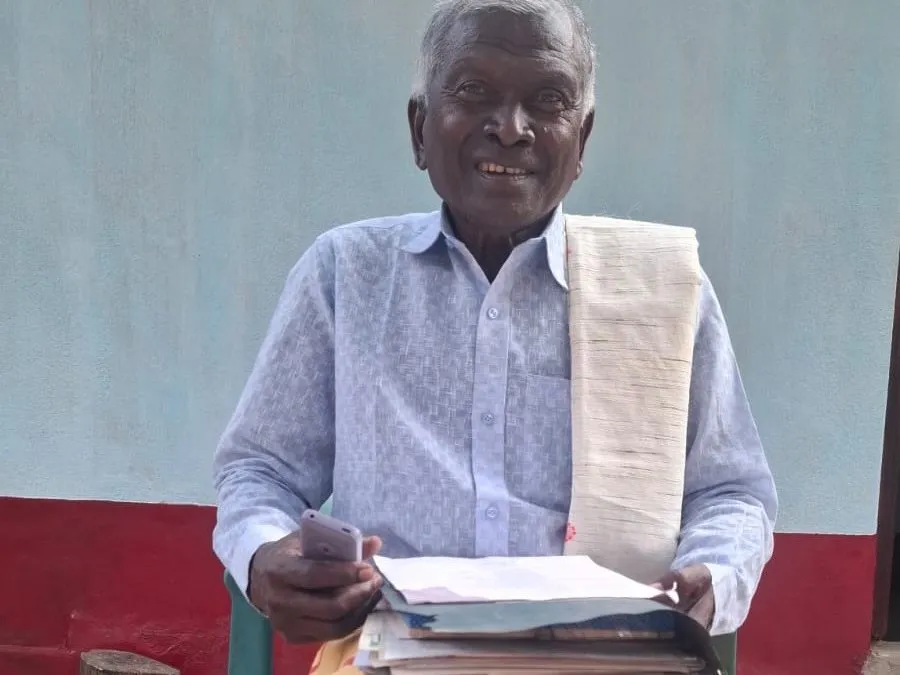 Portrait of Charan Hembram