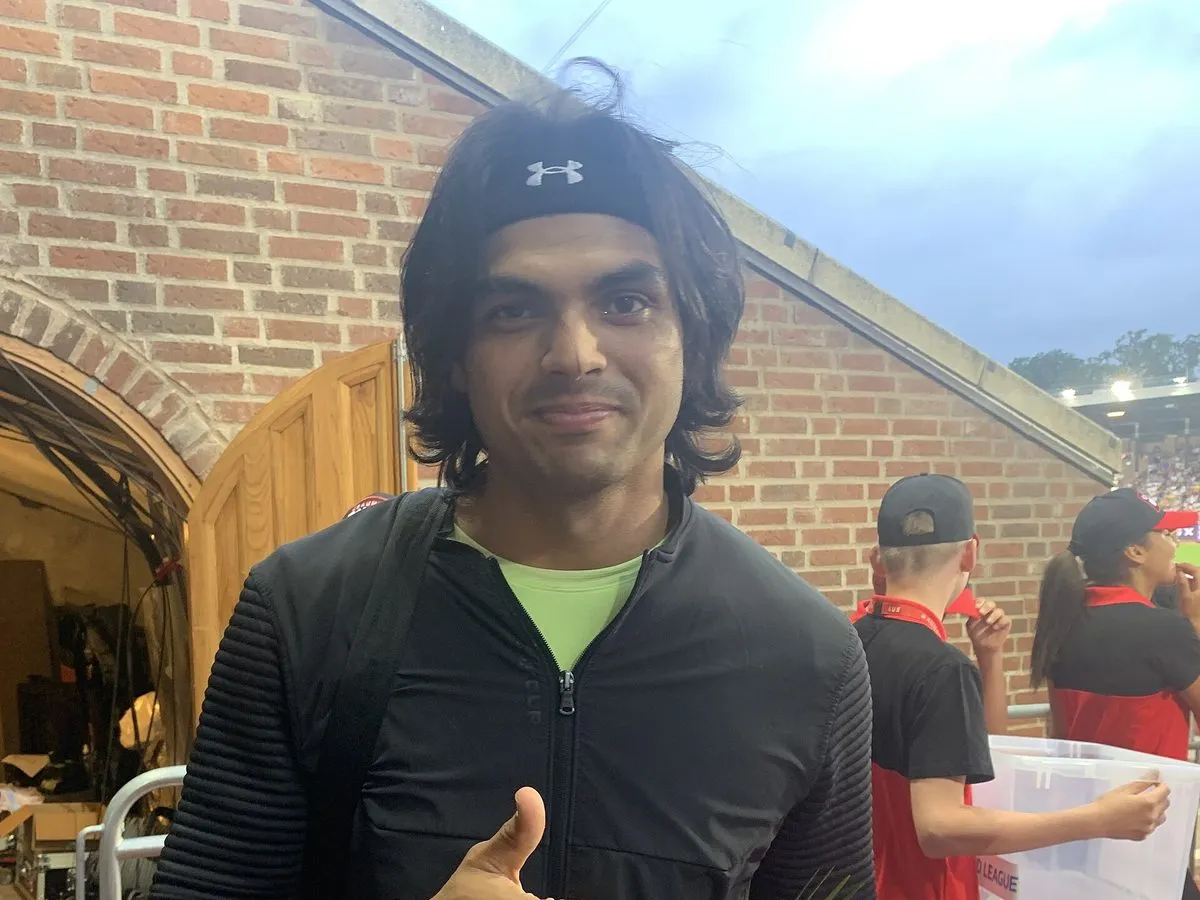 Neeraj Chopra in Stockholm, 2022