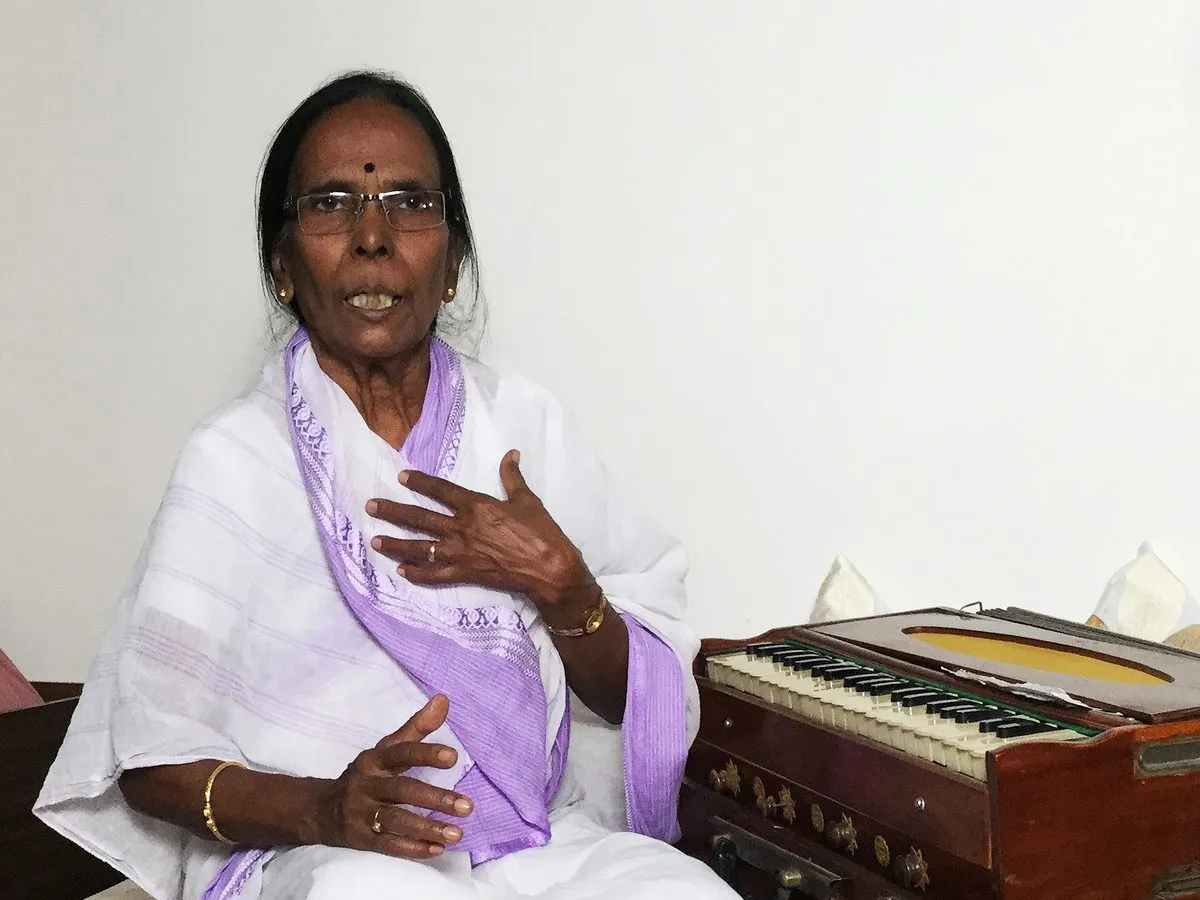 Shyamamani Devi at her home in Cuttack