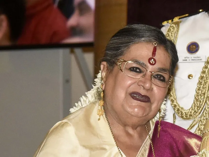 Portrait of Usha Uthup